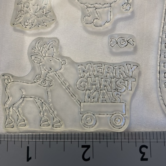 Santa’s List D1383 stamp set - Picture 5 of 10